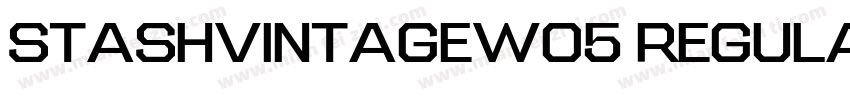 StashVintageW05 Regular Regular字体转换